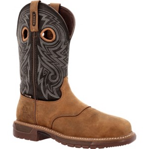 Men's Rocky Original Ride FLX Waterproof Composite Toe Western Boot - 1 of 4