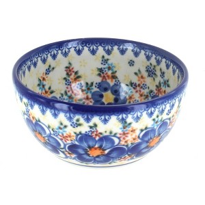 Blue Rose Polish Pottery 71 Vena Dessert Bowl - 1 of 1