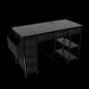 CENGHU Multifunctional Computer Desk with 7 Fabric Drawers, Writing Desk with Hidden Power Outlet & Reversible Design, Home Office Desk - 4 of 4
