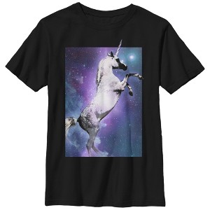 Boy's Lost Gods Space Unicorn T-Shirt - 1 of 4