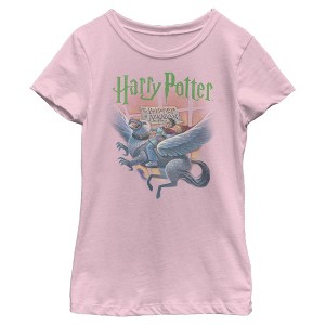 Girl's Harry Potter Azkaban Book Cover T-Shirt - 1 of 4