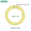 Unique Bargains Metal Spring O Rings Zinc Alloy Durable Multipurpose Lightweight Buckle 5/8 Inch - 3 of 4