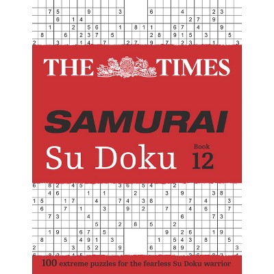 The Times Samurai Su Doku 12 - (Times Su Doku) by  The Times Mind Games (Paperback)