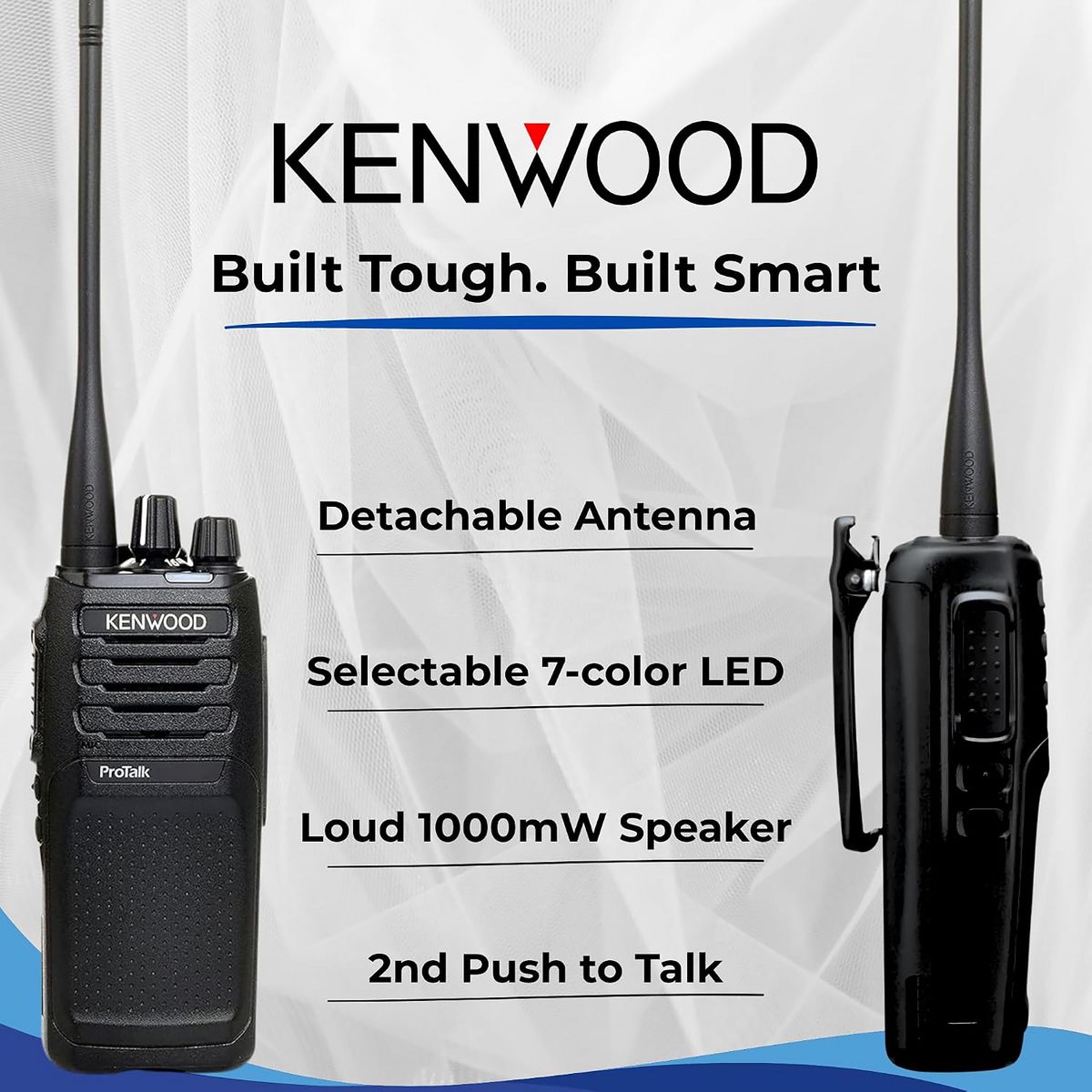 KENWOOD® ProTalk® NX-P1302AUK 2-Watt 64-Channel Analog UHF Two-Way Radio - thumbnail 7