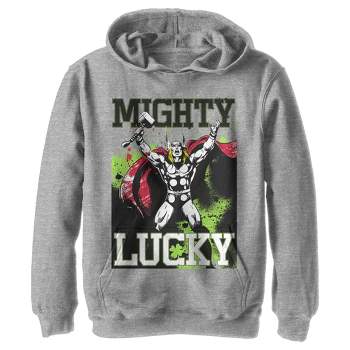 Boy's Marvel St. Patrick's Day Mighty Lucky Thor Pull Over Hoodie