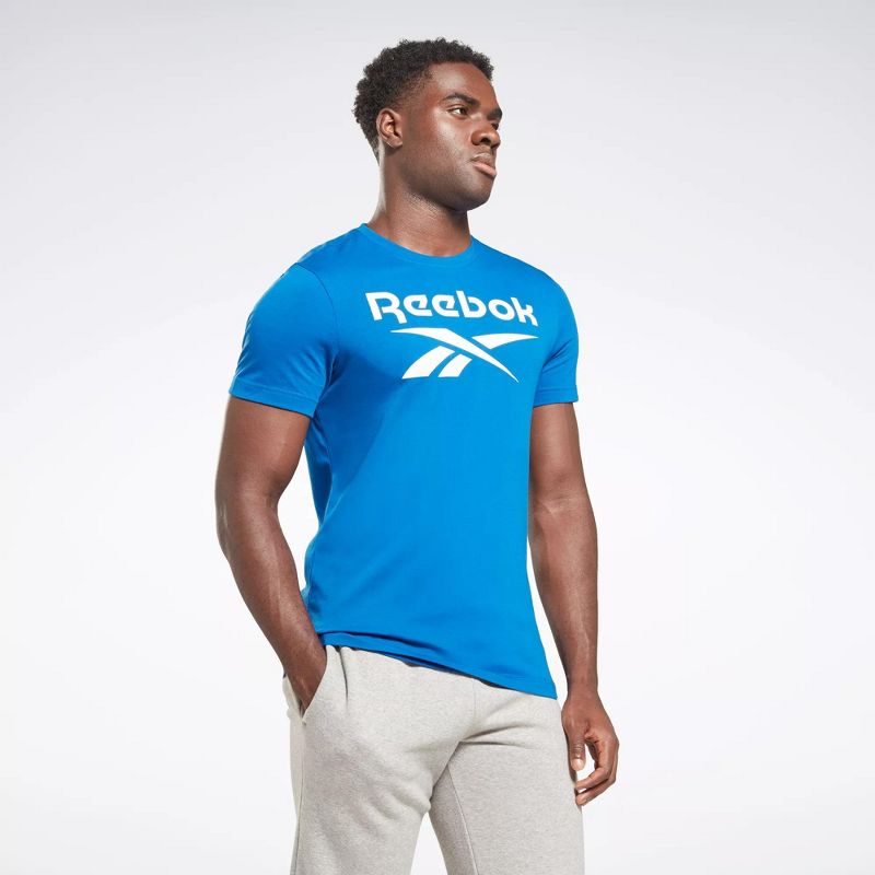 Reebok Identity Big Logo T-Shirt Mens Athletic T-Shirts, 1 of 8