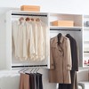 HomeStock Devi Series 31.5–94.5in. W  Modular Closet System Wall Mount Double Hanging Rods 5-Shelf Wood Closet System - 4 of 4