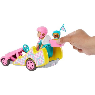 Barbie Stacie Racer Doll with Go-Kart Toy Car, Dog, Accessories, &#38; Sticker Sheet (Target Exclusive)_1