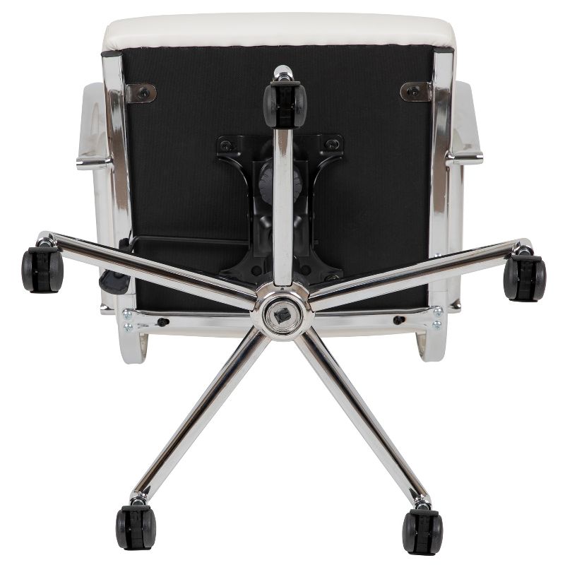 Merrick Lane High Back Home Office Chair With Pneumatic Seat Height Adjustment And 360° Swivel, 4 of 21