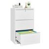 3 Drawer File Cabinet with Lock, Metal Vertical Filing Storage Cabinet, Under Desk Filing Cabinet for Home, Fit Letter/A4/Legal Size File - 4 of 4