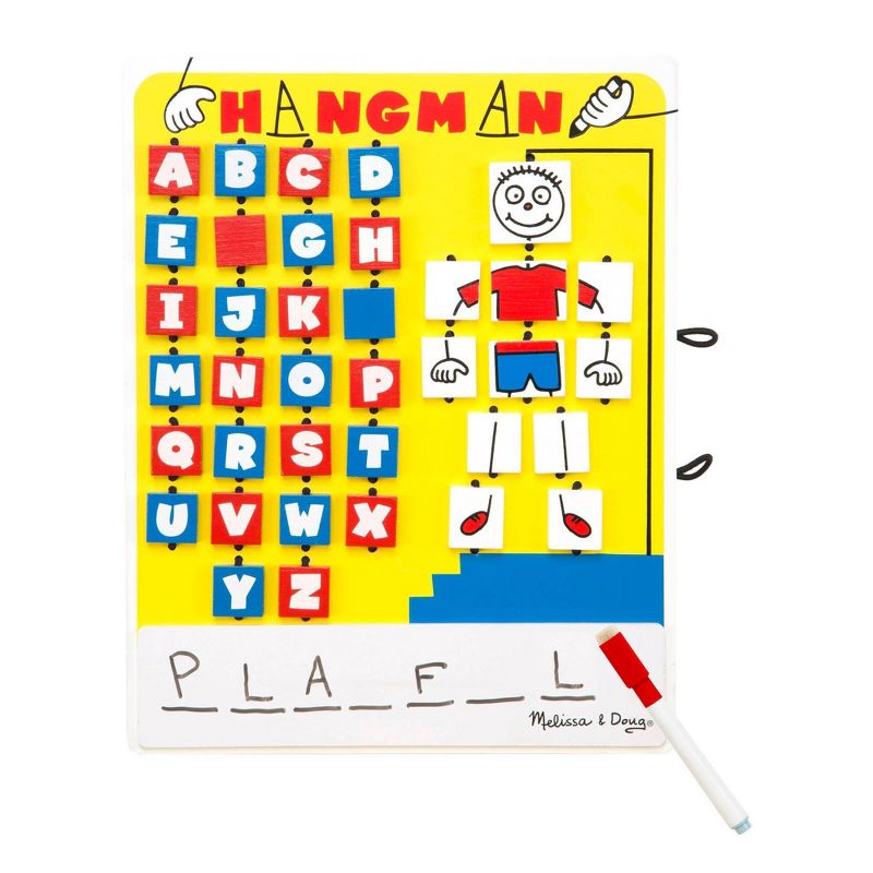 Melissa &#38; Doug Flip to Win Travel Hangman Game - White Board, Dry-Erase Marker, 5 of 11