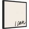 Amanti Art Can Will I by Anna Hambly Canvas Wall Art Print Framed 16 x 16-in. - 3 of 4
