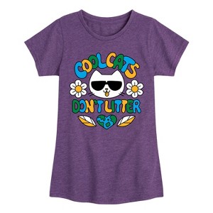 Girls' - Instant Message - Earth Day Fitted Short Sleeve Graphic T-Shirt - 1 of 4