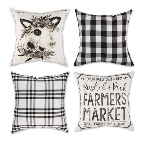 Harvest Market Truck 18 x 18 Pillow Cover