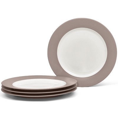 Noritake Colorwave Set of 4 Rim Dinner Plates