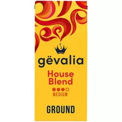 Gevalia House Blend Medium Dark Roast Ground Coffee - 12oz