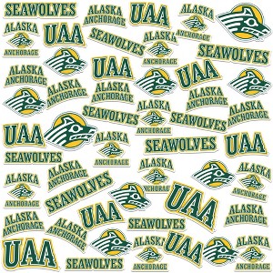 University Of Alaska Anchorage Spirit Logos 50Ct Sticker Pack Miscellaneous 50 Ct. Sticker Pack - 1 of 4