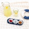 Pavilion Gift Company - Lake - 11" Glass Serving Tray with 3 Bowls - Serving Trays - 2 of 4