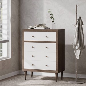 Christopher Knight Home Nystrom Mid-Century Modern 4 Drawer Dresser - 1 of 4