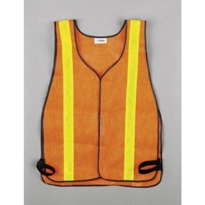 C.H. Hanson 55150 Safety Vest With Reflective Stripe, Fluorescent Orange - 1 of 1