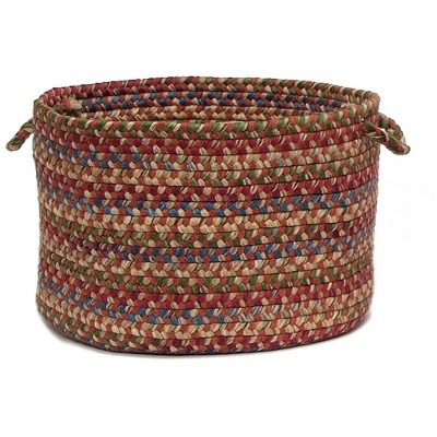 Colonial Mills Twilight - Rosewood 18"x18"x12"  55% Polypropylene/35% Nylon/10% Wool Round