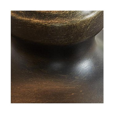 Antique Bronze 29" Metal Table Lamp Set with USB-C Charging Port