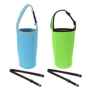 Unique Bargains Reusable Neoprene Insulated Coffee Tumbler Carrier Holder 2 Pcs - 1 of 4