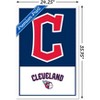 Trends International MLB Cleveland Guardians - Logo 22 Framed Wall Poster Prints - 3 of 4