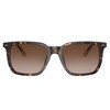 Polo Ralph Lauren PH 4224U 500313 Unisex Rectangle Sunglasses Shiny Dark Havana 55mm - 2 of 3