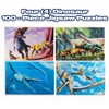 Toynk Dinosaur 100-Piece Jigsaw Puzzle Box Bundle | Set of 4 - 3 of 4