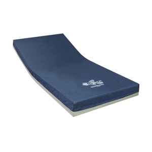 Invacare Solace Prevention Hospital Bed Mattress, 84"x 36"x6" Foam Mattress w/Fluid-Resistant Cover - 1 of 4