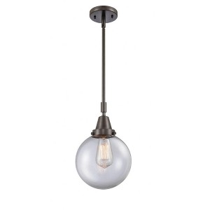 Beacon - 1 Light Stem Hung Mini Pendant In Industrial Style-12.63 Inches Tall and 8 Inches Wide - 1 of 1