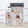 Lil Jumbl Wooden Doll Houses, Large Doll House Set With 17 Accessories :  Target