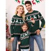 Christmas Sweater Long Sleeve Crew Neck Knitted Pullover Reindeer for Kids - 4 of 4