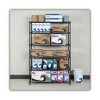 Alera NSF Certified 6-Shelf Wire Shelving Kit, 48w x 18d x 72h, Black - 4 of 4