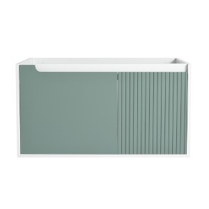 ChicFurnit Bathroom Vanities Modern Vanity with Sleek Design and Ample Storage for Bathroom Spaces, Green,34.84”*19.49”*18.9" - 1 of 3