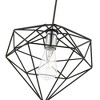 Livex Lighting Knox 1 - Light Pendant in  Shiny Black/Polished Chrome - 4 of 4