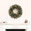 24" Christmas Wreath with Pine Cones , Front Door Christmas Wreath, Winter Christmas Decoration for Window Door Indoor Outdoor - 3 of 4