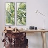 Stupell Industries Swaying Green Palms, 13" x 30" - 2 of 4