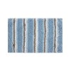 Home Weavers Glamour Collection 100% Polyester Microfiber Bathroom Rug, Non Slip Bath Mat Water Absorbent Soft Microfiber Shaggy Mat Machine Washable - 2 of 4