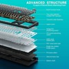 AULA F108 Pro Tri-Mode Wireless Mechanical Keyboard, Full Size, RGB, Knob & Smart Screen - 3 of 4