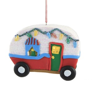 KURT S. ADLER INC 3.25 In Led Claydough Camper Lights Up Tree Ornaments - 1 of 3