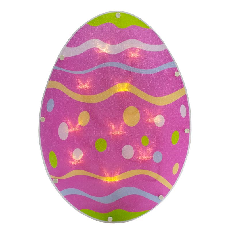 Northlight 14" Battery Operated LED Lighted Easter Egg Window Silhouette, 2 of 4