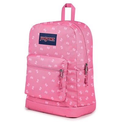 Рюкзаки JanSport Cross Town Plus 17" Fits 15" Laptop Water Resistant Backpack - Pink Bow — фото 3