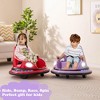 Costway 12V Kids Electric Ride On Bumper Car Battery Powered Bumper Car with Remote Control Pink/Red/Purple/Navy - 2 of 4