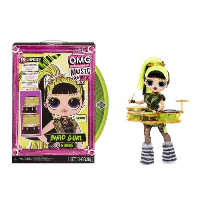 L.O.L. Surprise! OMG Remix Rock Bhad Gurl and Drums Fashion Doll