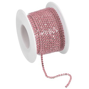 Unique Bargains Bags Clothing Decoration Crystal Rhinestone Sew on Close Claw Chain Trim - 1 of 4