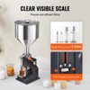 VEVOR Manual Paste Liquid Filling Machine, 5-50ml Bottle Filler, Adjustable Bottle Filling Machine, Stainless Steel Liquid Filler, Silver - 4 of 4