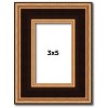 PosterPalooza | Photo Size Weathered Gold Picture Frame - UV Acrylic, Foam Board Backing, Hanging Hardware - 2 of 4