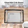 KeaBabies 2-Pack Isla Mini Crib Sheets, Pack and Play Sheets Fitted, Pack N Play Sheets, Fitted Crib Sheet - 2 of 4